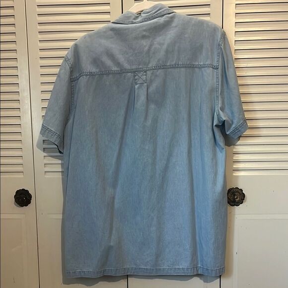 Passion  Denim Western Shirt with Embroidery - Picture 6 of 6